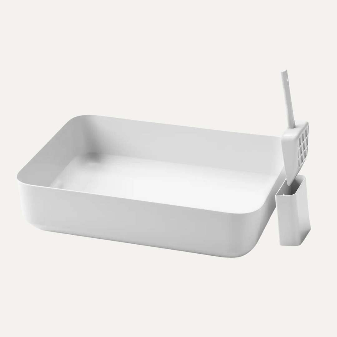 POH CAT LITTER BOX WHITE