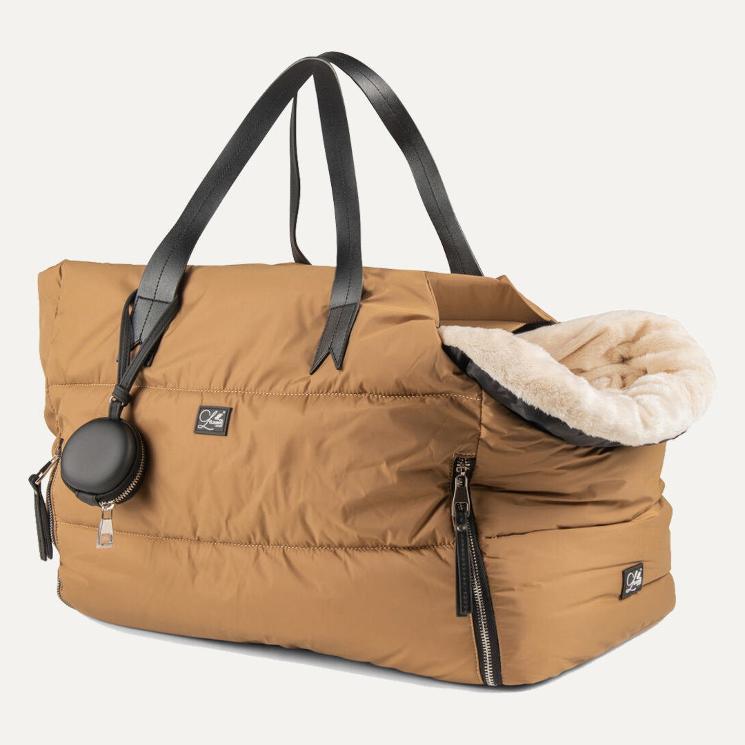 LUXURY DOG CARRIER CAMEL