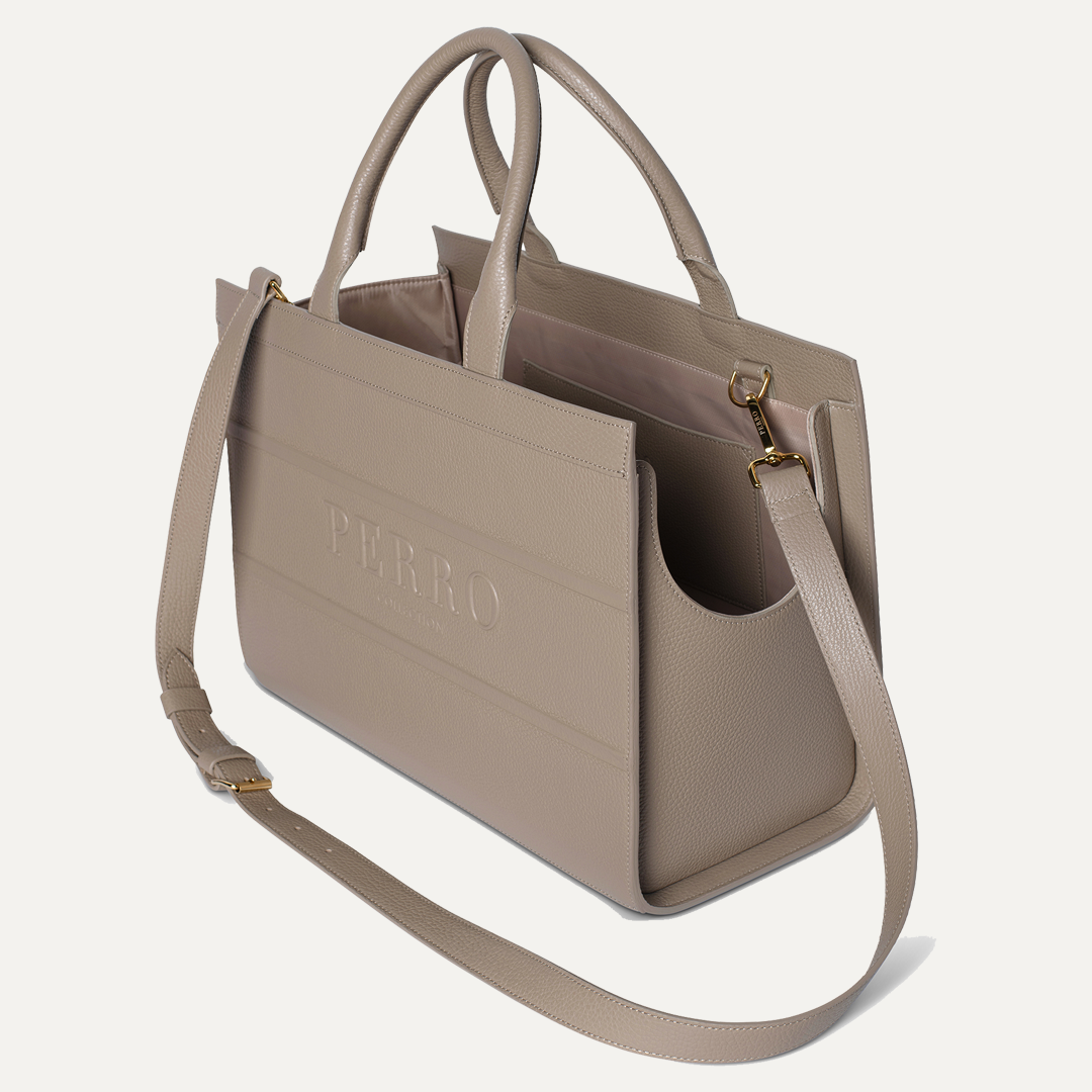 BEIGE CITY BAG