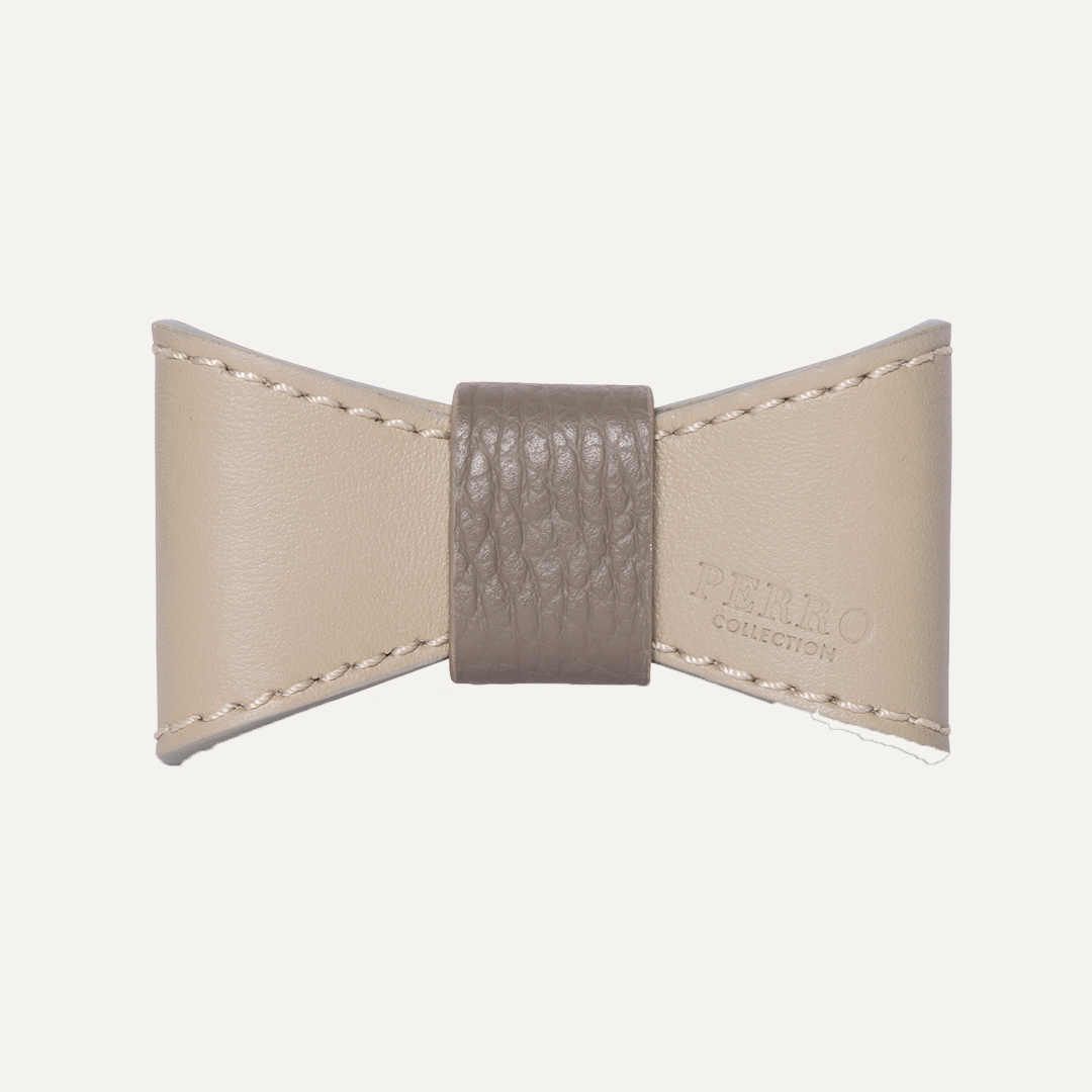 BEIGE LEATHER BOWTIE SPECIAL EDITION