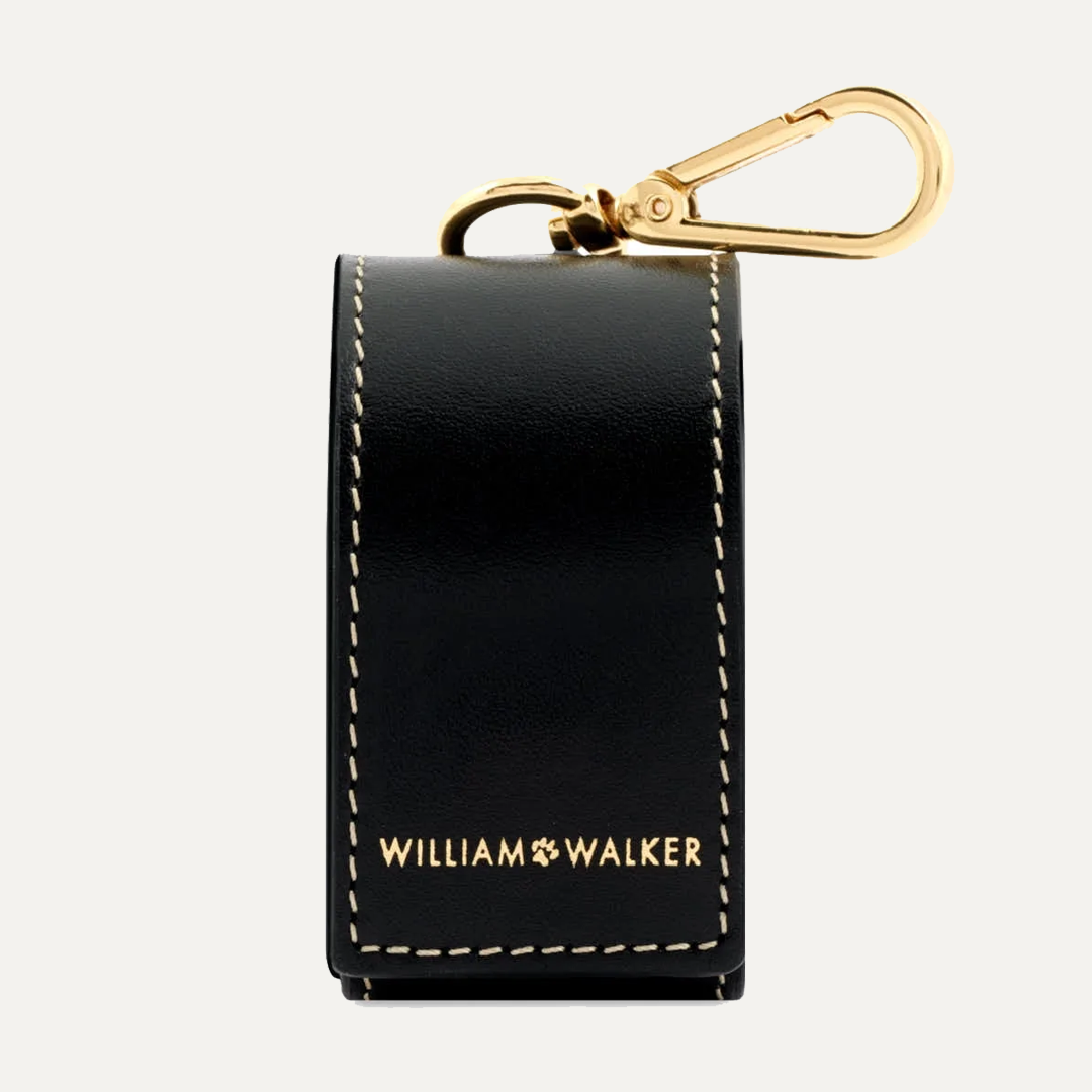 POOP BAG HOLDER SMOOTH NOIR