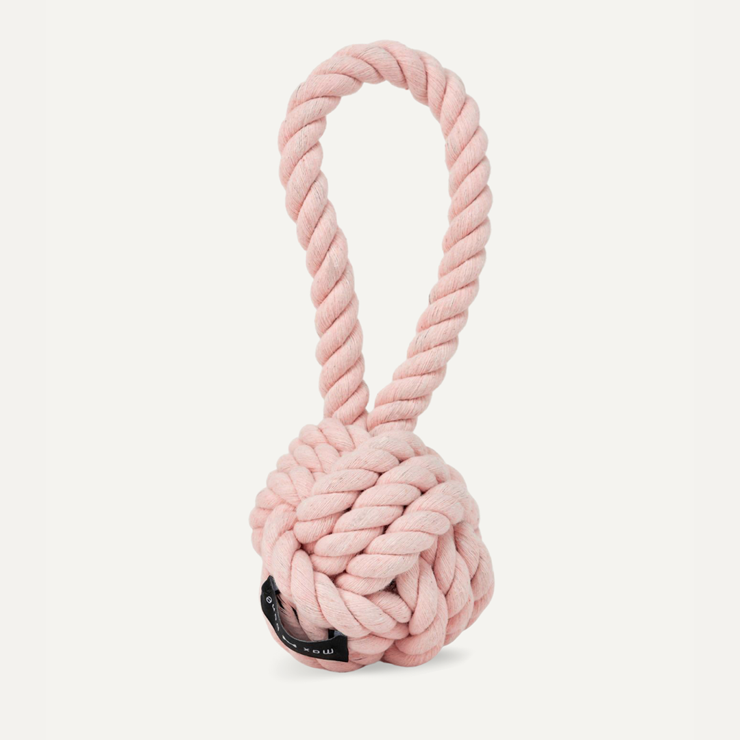 LARGE TWISTED ROPE TOY PINK