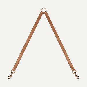 CARAMEL DUAL LEASH - PRECIOUS PET