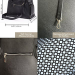 PET CARRIER TALL BLACK - PRECIOUS PET