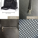 PET CARRIER TALL BLACK - PRECIOUS PET