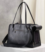 Pet Carrier Black Vegansk Canvas