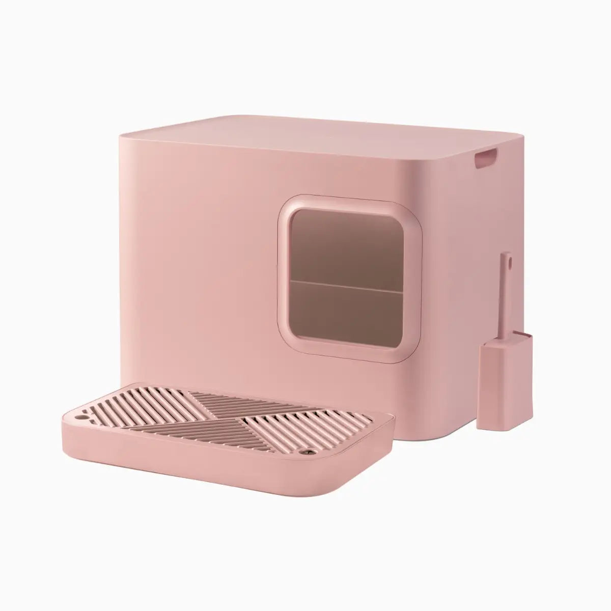 Cat litter box pink
