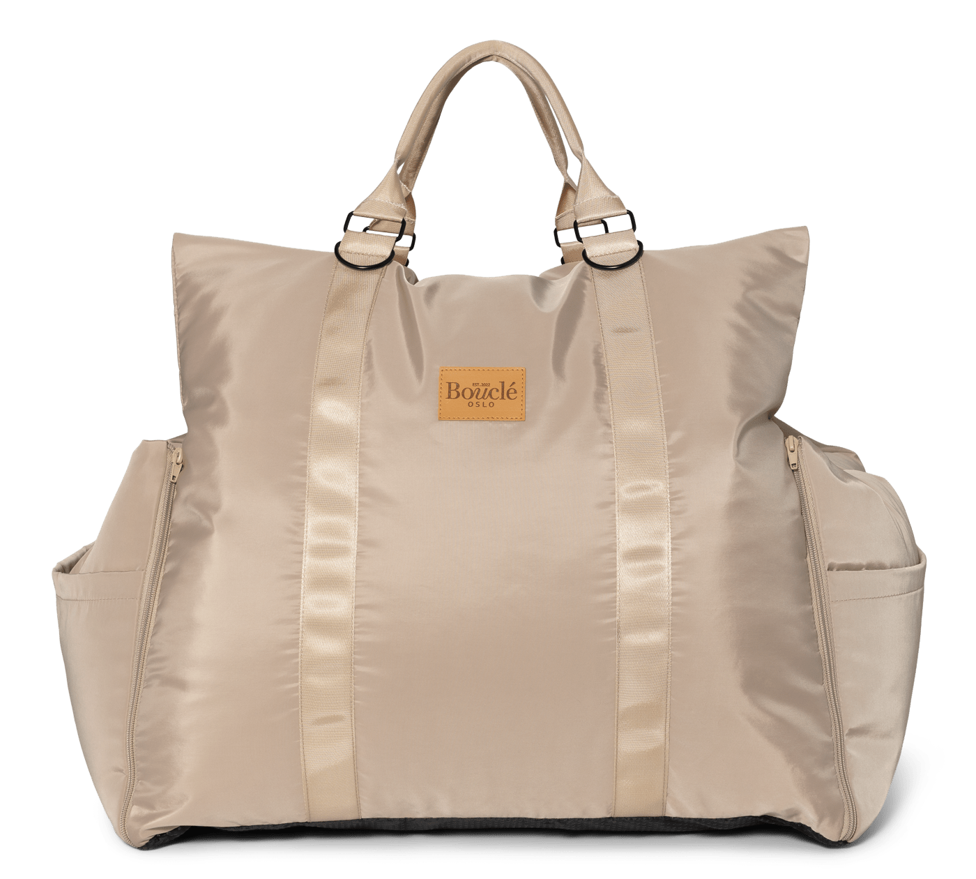BOUCLÉ ALL BEIGE LUXURY CAR SEAT - PRECIOUS PET