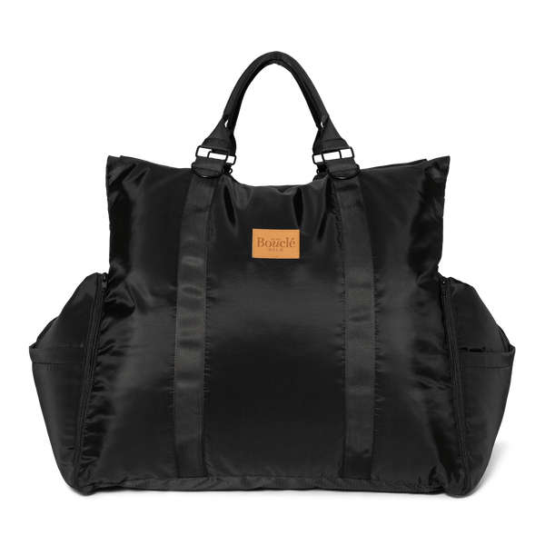 BOUCLÉ ALL BLACK LUXURY CAR SEAT - PRECIOUS PET