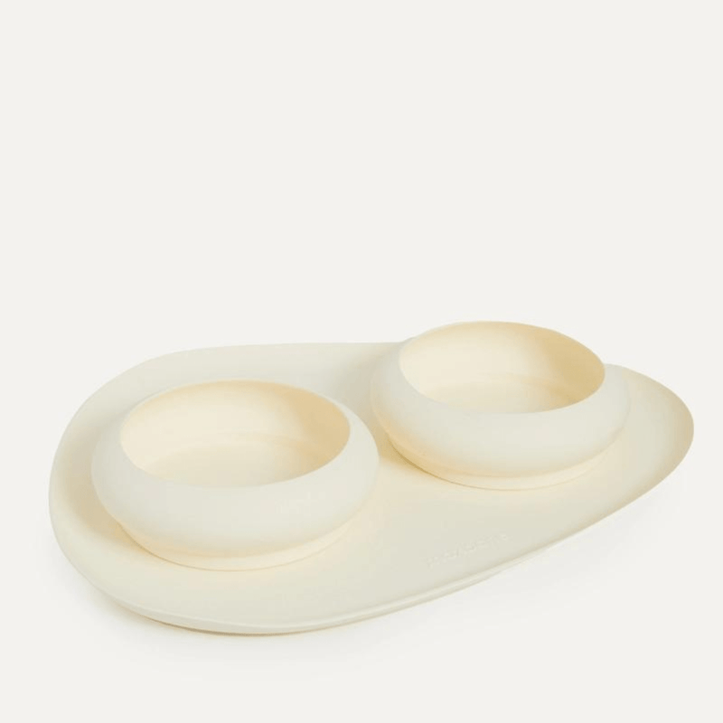 BUBBLE BOWLS & MAT SET SAND - PRECIOUS PET