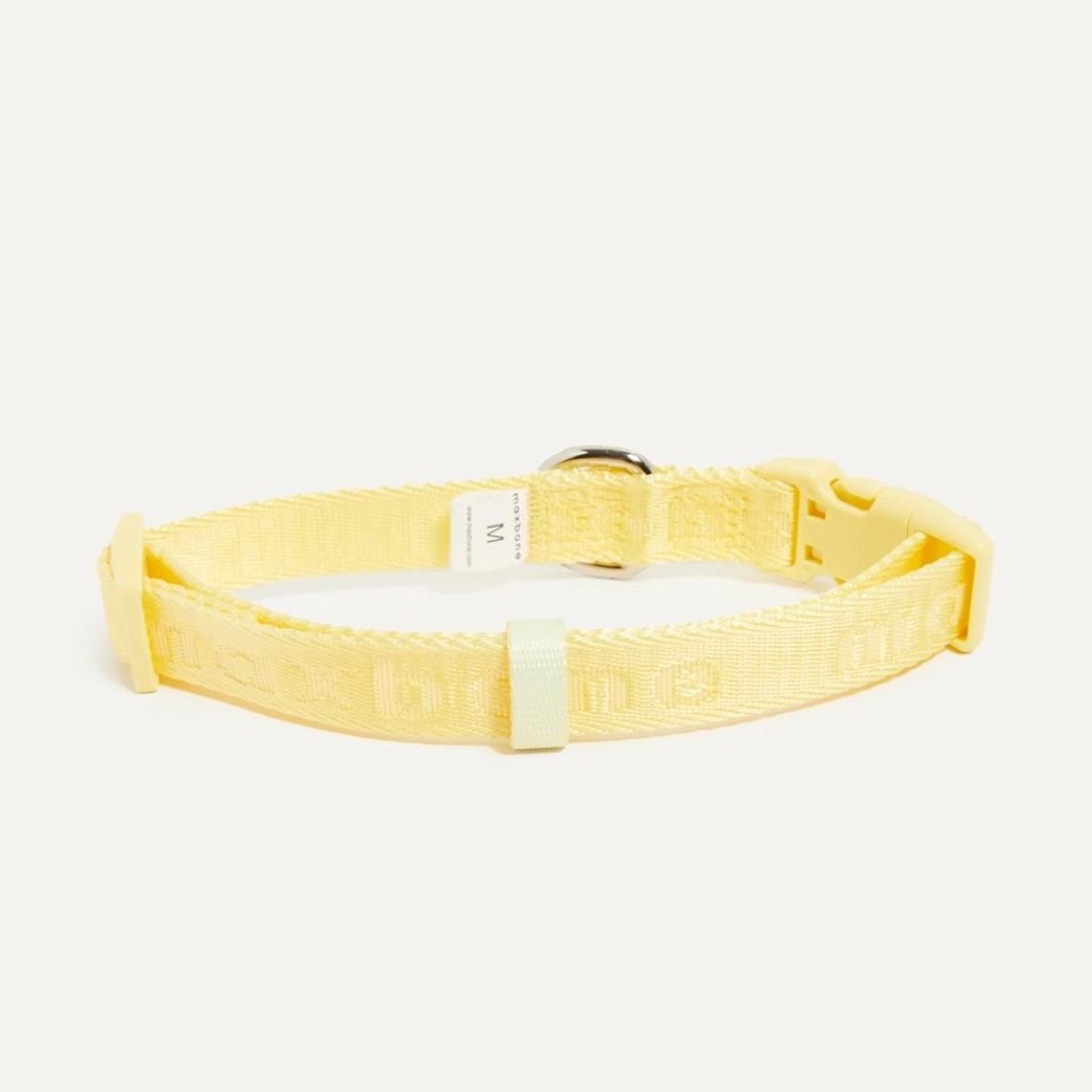 DOG COLLAR YELLOW - PRECIOUS PET
