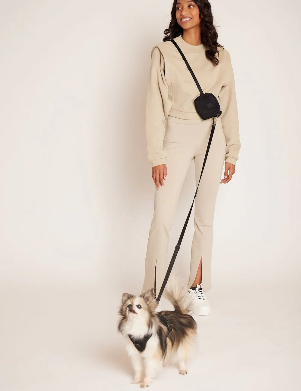 Mini Go! Handsfree Leash Light Blue | Hundekobbel | Precious Pet