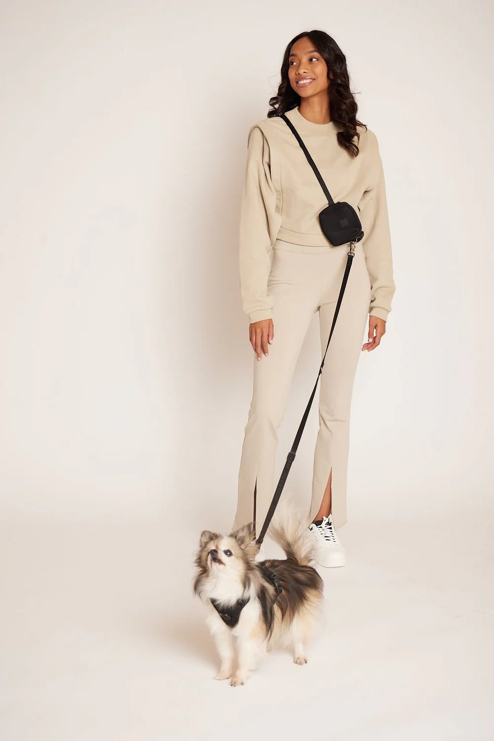 Mini Go! Handsfree Leash Light Blue | Hundekobbel | Precious Pet