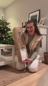 Bouclé Bed White Small