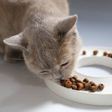 RING SLOWFEEDER GREY KATTESKÅL - PRECIOUS PET