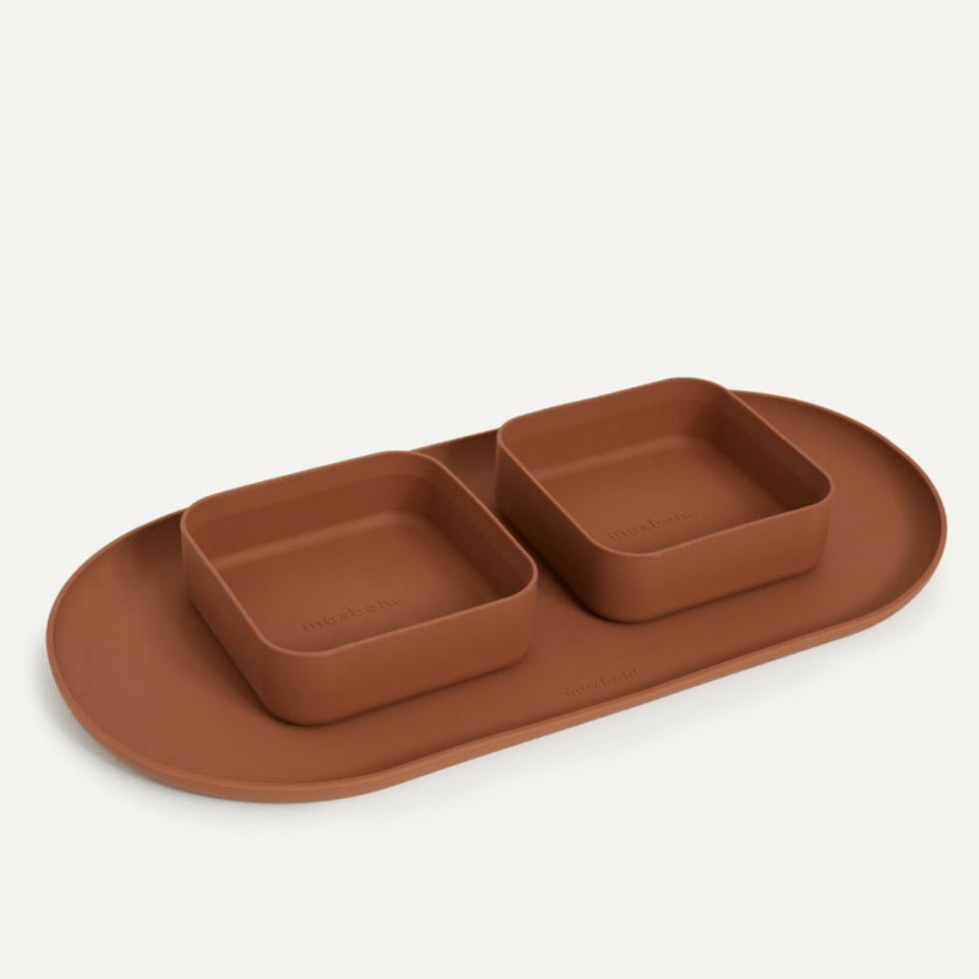 SQUARE BOWLS & MAT SET - PRECIOUS PET