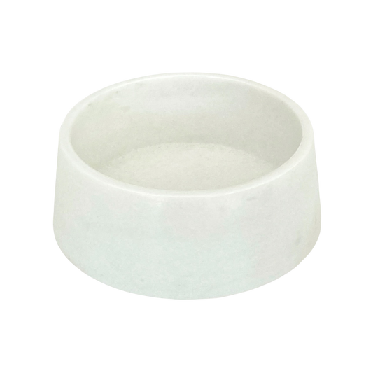 MARBLE BOWL CRYSTAL WHITE