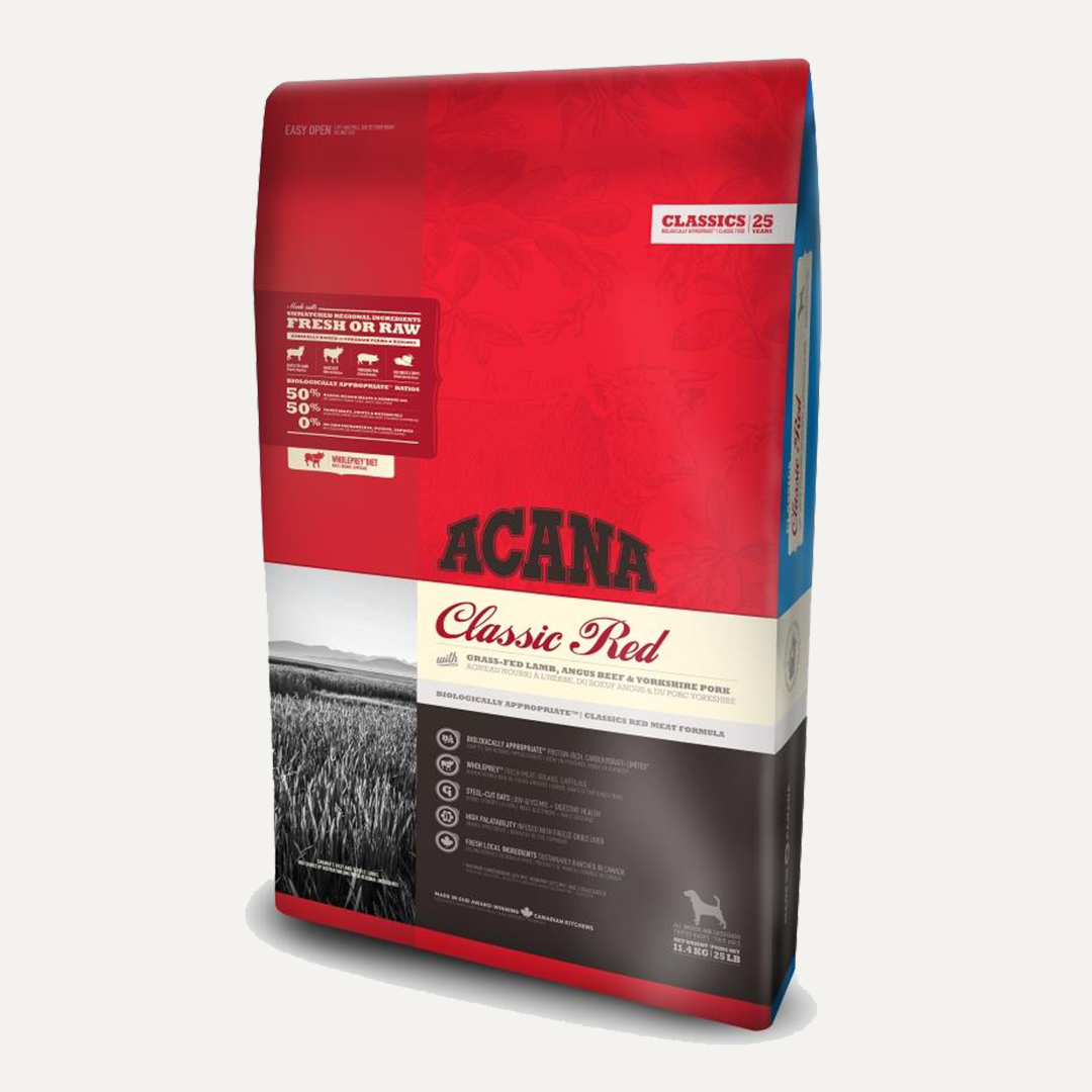 Acana Classic Red has a great nutritional content with a lot of meat.