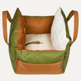 Load image into Gallery viewer, LUXURY DOG CAR SEAT OLIVE BILSETE
