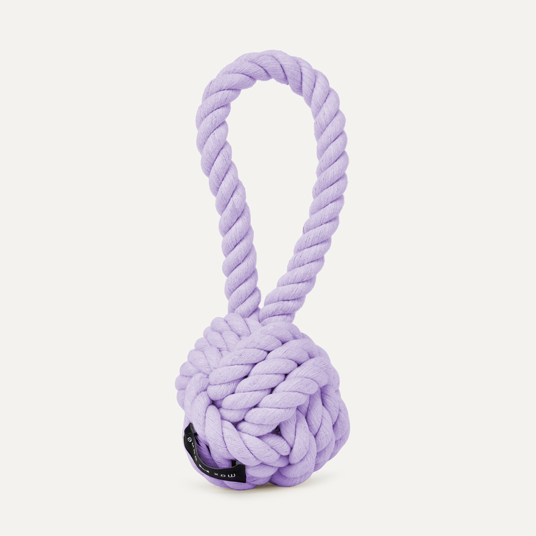 LARGE TWISTED ROPE TOY LAVENDEL