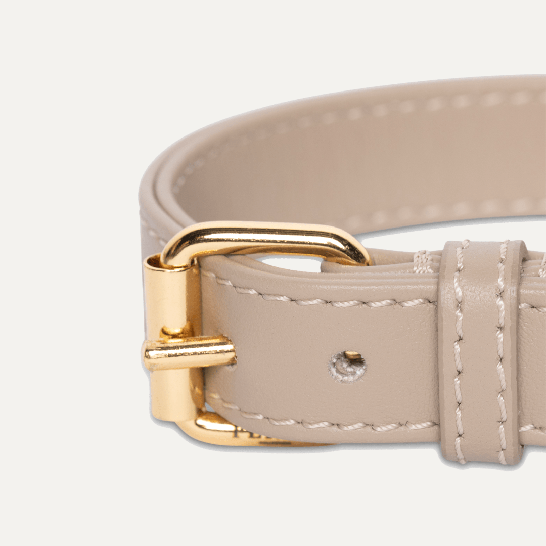 BEIGE COLLAR HALSBÅND - PRECIOUS PET
