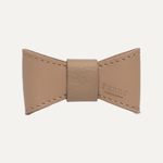 CAFFE LATTE LEATHER BOWTIE - PRECIOUS PET