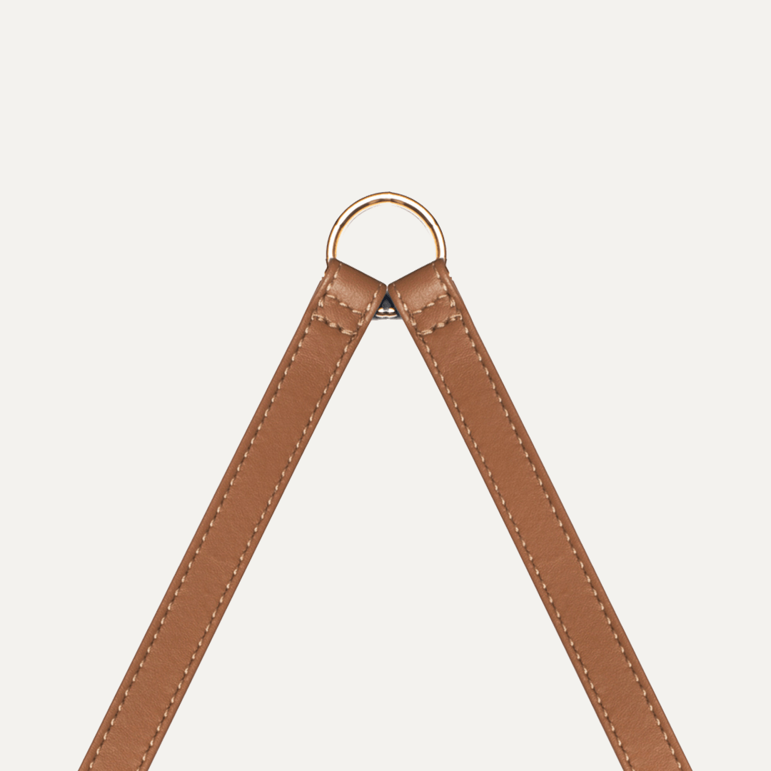 CARAMEL DUAL LEASH - PRECIOUS PET