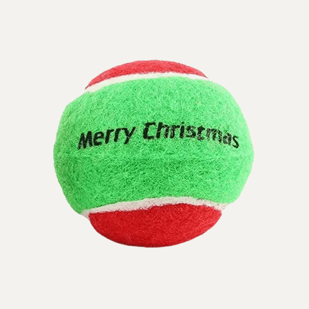 CHRISTMAS TENNIS BALL 2 - PACK - PRECIOUS PET