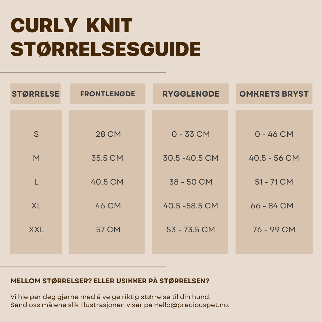 CURLY KNIT JUMPER SAND - PRECIOUS PET