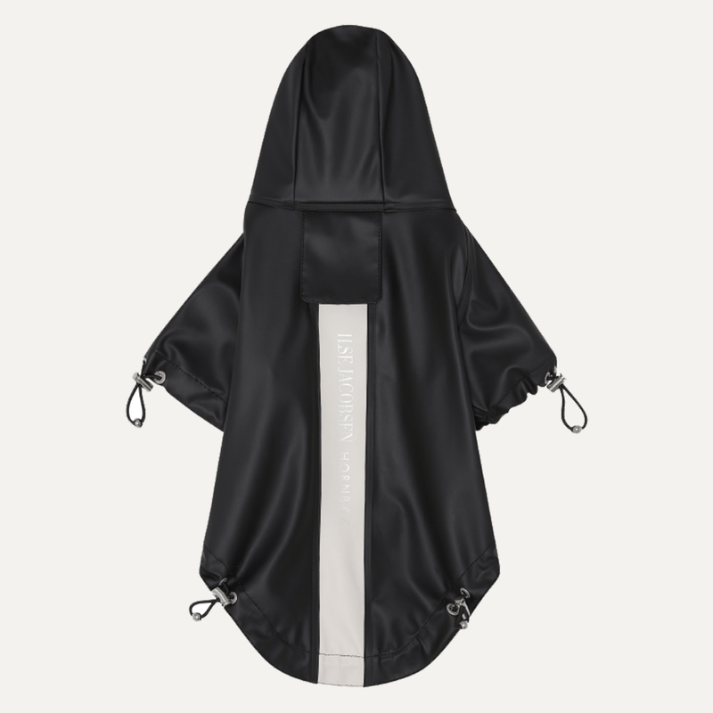 DOG RAIN JACKET BLACK - PRECIOUS PET