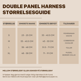 DOUBLE PANEL HARNESS CHARCOAL - PRECIOUS PET