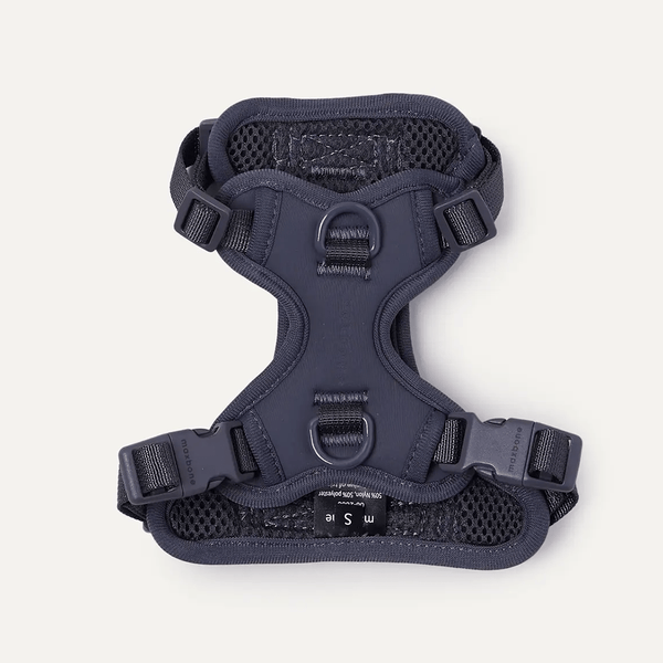 DOUBLE PANEL HARNESS CHARCOAL - PRECIOUS PET