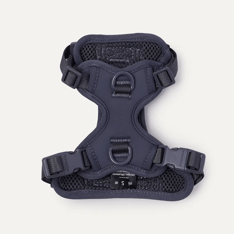 DOUBLE PANEL HARNESS CHARCOAL - PRECIOUS PET