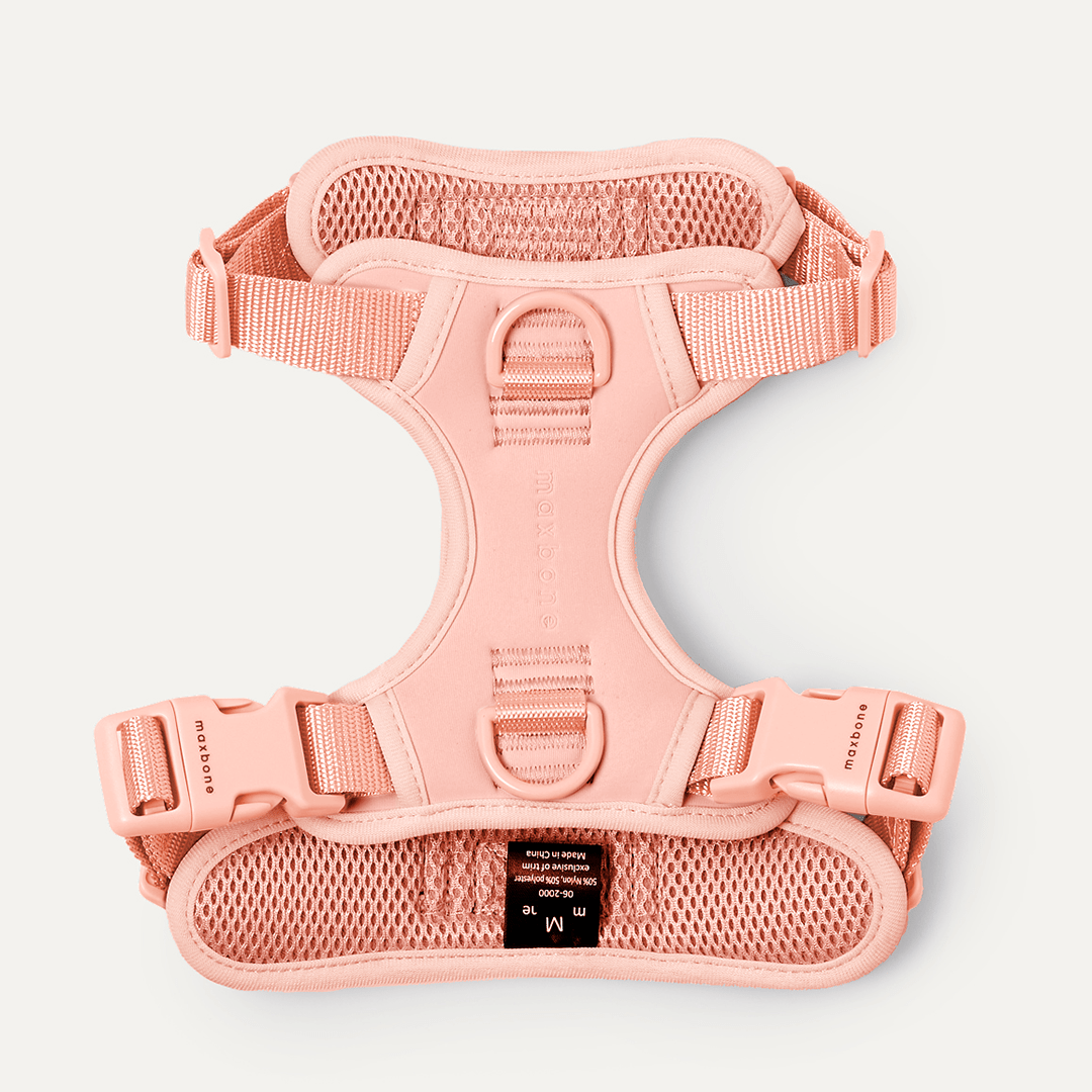 DOUBLE PANEL HARNESS PEACH - PRECIOUS PET