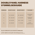 DOUBLE PANEL HARNESS PEACH - PRECIOUS PET