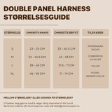 DOUBLE PANEL HARNESS PEACH - PRECIOUS PET