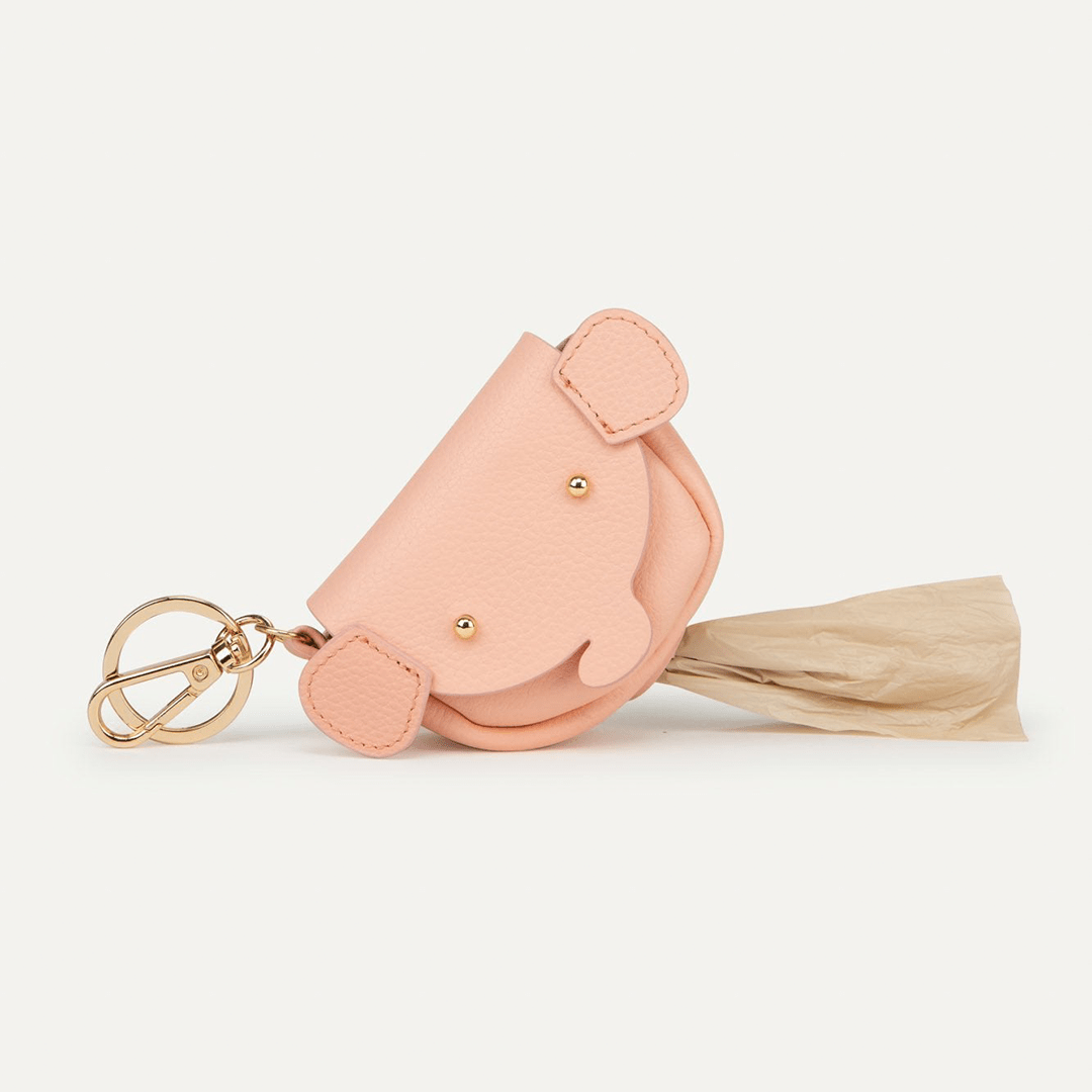 ELMA POOP BAG HOLDER PEACH - PRECIOUS PET