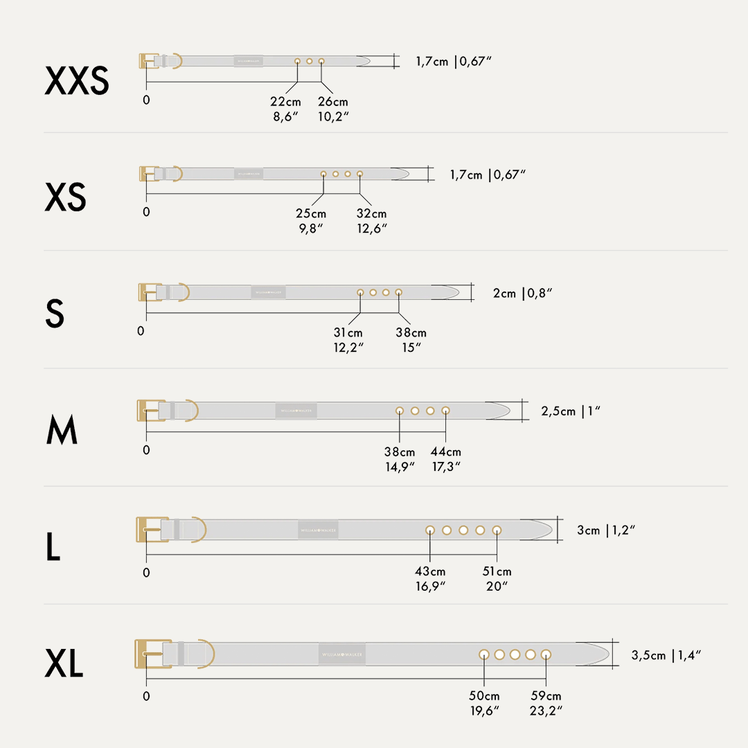 HALSBÅND SMOOTH NOIR - PRECIOUS PET