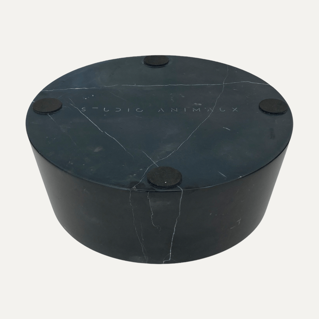 MARBLE BOWL BLACK - PRECIOUS PET