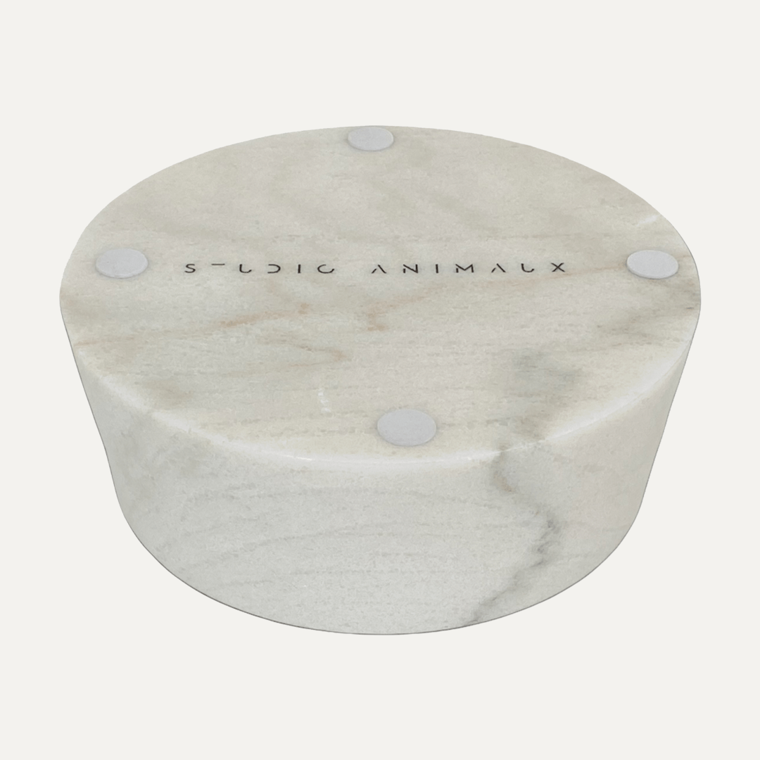 MARBLE BOWL CARRARA WHITE - PRECIOUS PET