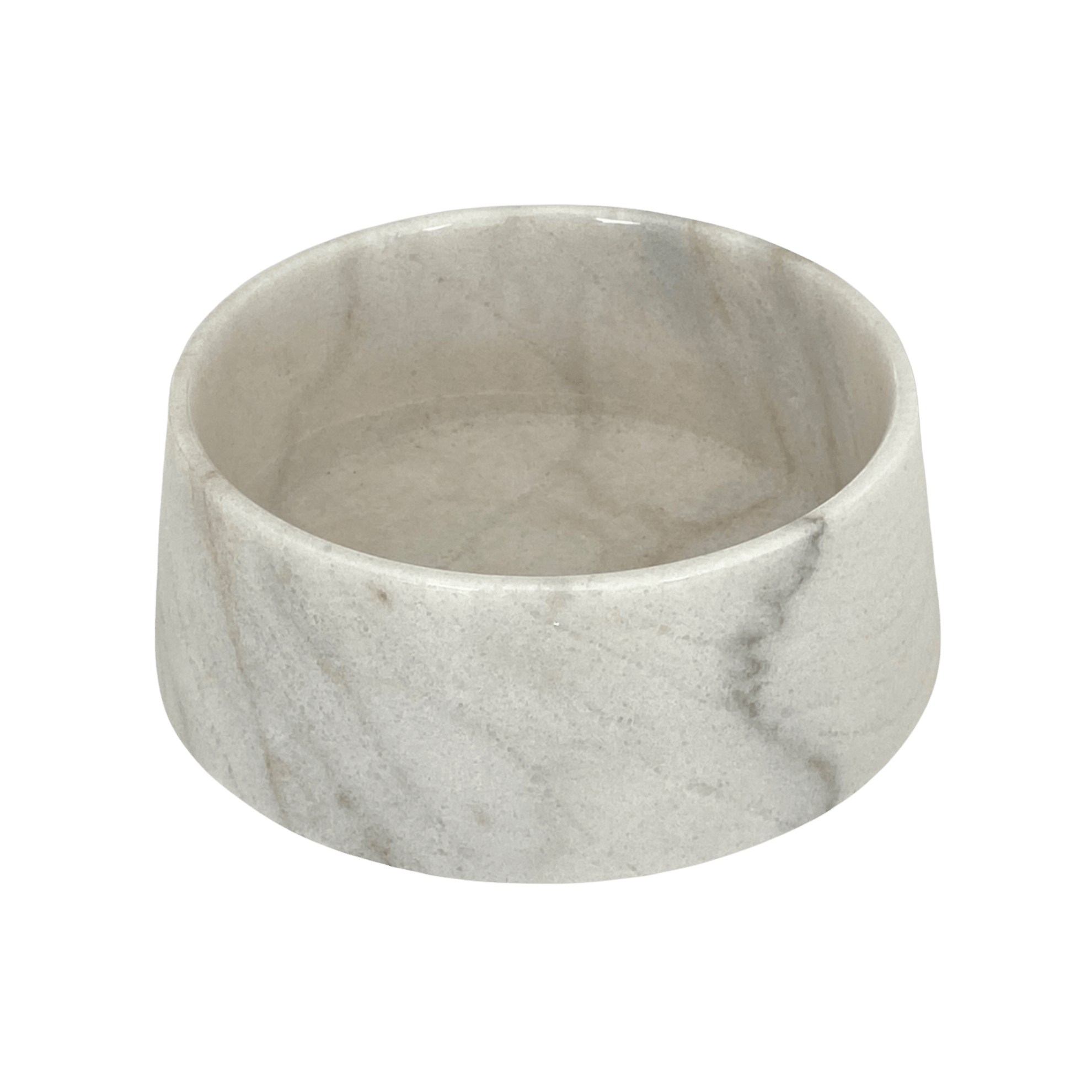 MARBLE BOWL CARRARA WHITE - PRECIOUS PET