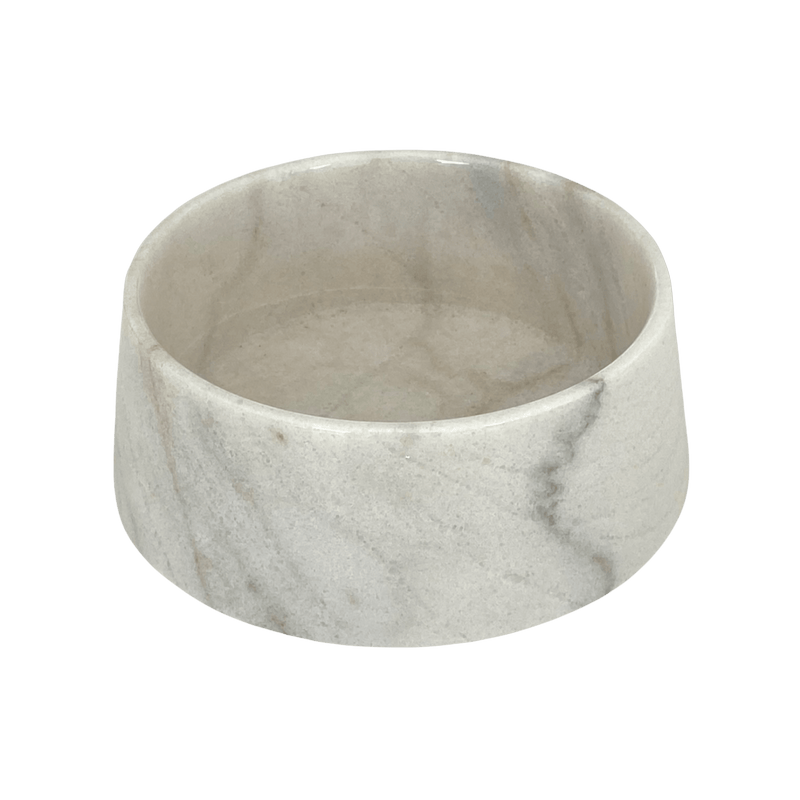 MARBLE BOWL CARRARA WHITE - PRECIOUS PET