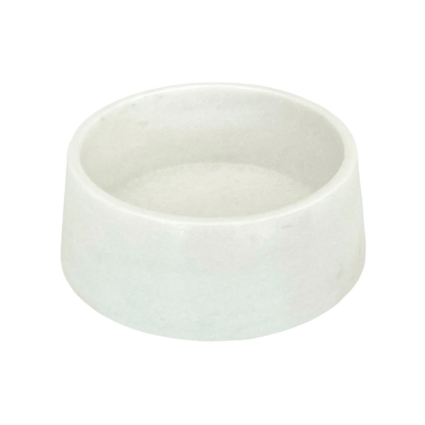 MARBLE BOWL CRYSTAL WHITE - PRECIOUS PET