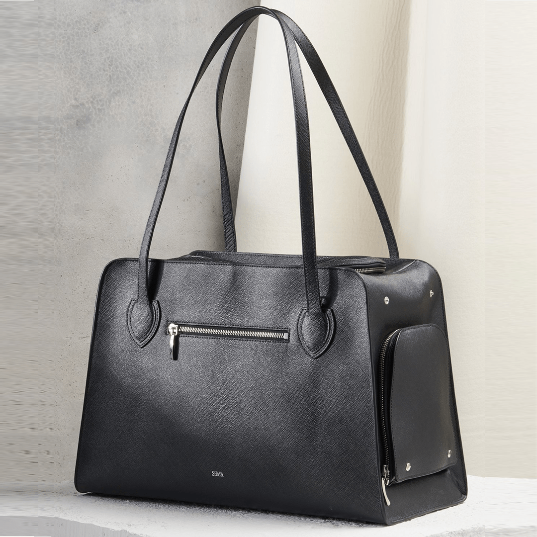 PET CARRIER TALL BLACK - PRECIOUS PET