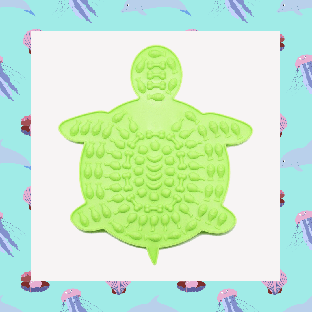 SEA TURTLIE LICKIMAT GREEN - PRECIOUS PET