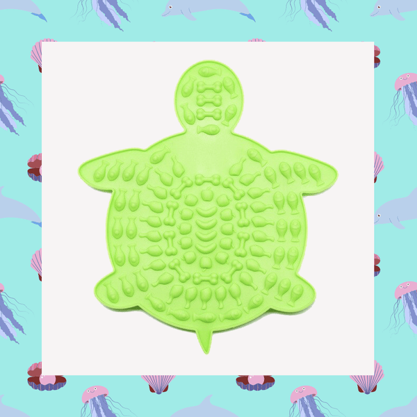 SEA TURTLIE LICKIMAT GREEN - PRECIOUS PET