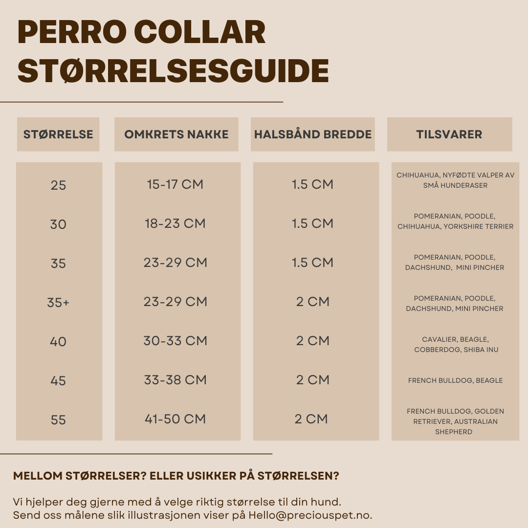 TAUPE COLLAR - PRECIOUS PET