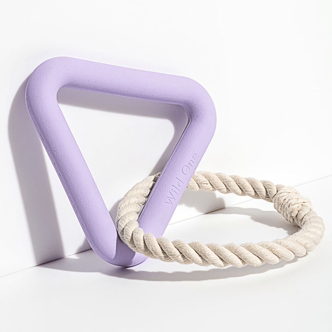 TRIANGLE TUG LILAC - PRECIOUS PET