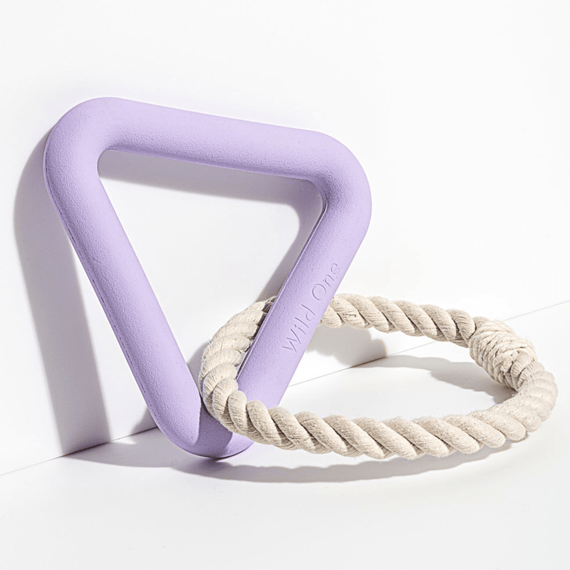 TRIANGLE TUG LILAC - PRECIOUS PET